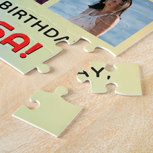 Puzzle 68e anniversaire : Arc en ciel amusant #, Nom pers (Côté)