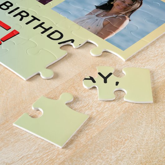 Puzzle 69e anniversaire : Arc en ciel amusant #, Nom pers (Côté)