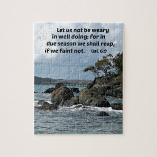 Puzzle 6:9 Let us not be weary in well doing