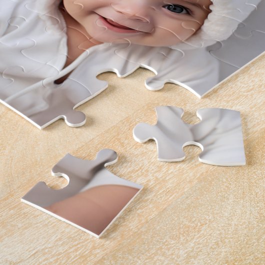 Puzzle 6 photo collage - arrière - plan noir - texte blan (Côté)