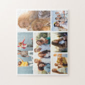 Puzzle 6 Photo Collage Modèle Personnaliser (Vertical)