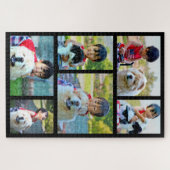 Puzzle 6 Photo Jumbo Customisé Image Famille Collage (Horizontal)