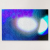 Puzzle 7003 Art Abstrait Bleu Et Violet Exposé (Horizontal)