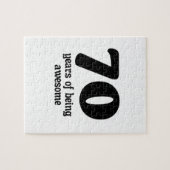 Puzzle 70 ans d'être génial (Horizontal)