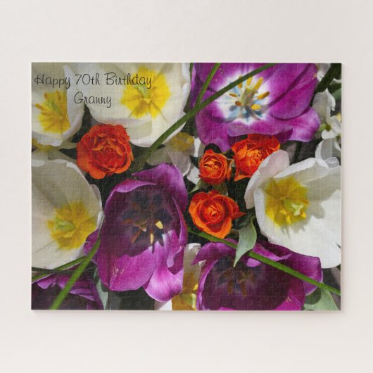 Puzzle 70 ans Mamie (Horizontal)