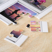 Puzzle 70e anniversaire Modèle photo de famille (Côté)