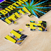 Puzzle 71e anniversaire : Feu d'artifice festif amusant e (Côté)