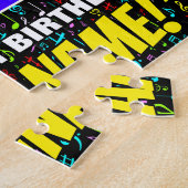 Puzzle 72e anniversaire — Symboles de musique amusants et (Côté)