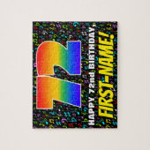 Puzzle 72e anniversaire — Symboles de musique amusants et (Vertical)