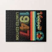 Puzzle 75e anniversaire Décorations Hommes 75 ans 1947 (Horizontal)