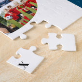 Puzzle 75e anniversaire Numéro 75 Photo personnalisée Col (Côté)