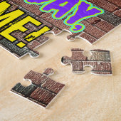 Puzzle 76e anniversaire ~ Amusant, Graffiti urbain inspir (Côté)