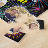 Puzzle 78e anniversaire : Arc en ciel amusant #, Nom pers (Côté)