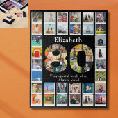 Puzzle 80e anniversaire Modèle photo