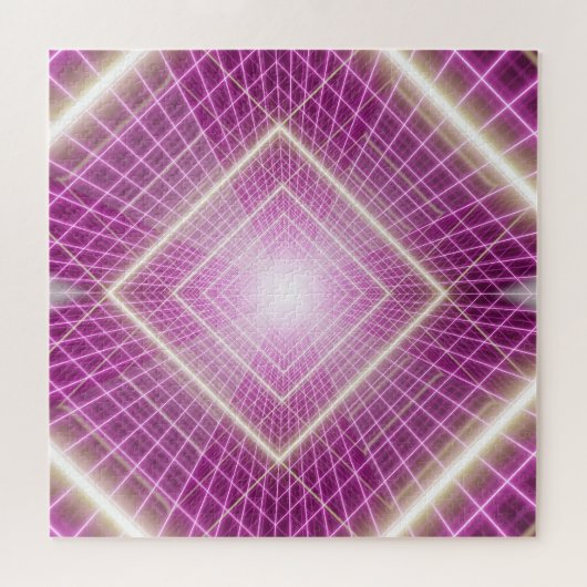 Puzzle 80s Rétro : Arrière - plan 3D Sci-Fi. (Horizontal)