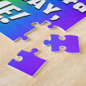 Puzzle 83e anniversaire : coloré, amusant Motif arc-en-ci (Côté)