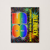 Puzzle 85e anniversaire : Feux d'artifice de célébration (Vertical)