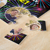 Puzzle 86e anniversaire : Arc en ciel amusant #, Nom pers (Côté)