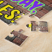 Puzzle 89e anniversaire ~ Amusant, Graffiti urbain inspir (Côté)