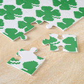 Puzzle 8 bits Pixel Lucky Four Leaf Clocher (Côté)