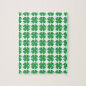 Puzzle 8 bits Pixel Lucky Four Leaf Clocher (Vertical)