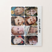 Puzzle 8 collage photo ajouter du texte (Vertical)