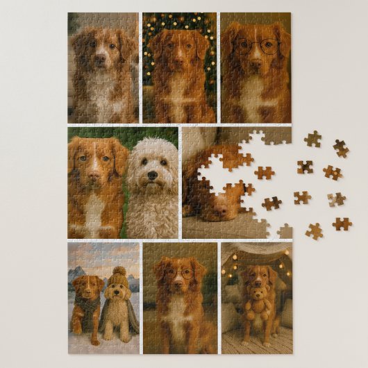 Puzzle 8 Photo Collage Personalized Custom