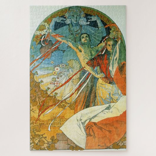 Puzzle 8ème Festival Sokol par Alphonse Mucha (Vertical)