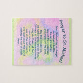 Puzzle 8x10" 110 pièces Prière St. Michael personnalisabl (Horizontal)