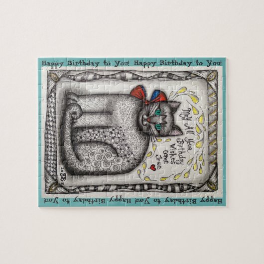 Puzzle 8x10" 110pc OU 11x14" 252pc "de chat" (Horizontal)