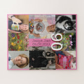 Puzzle 90e anniversaire 90 ans quatre-vingt-dix-neuf-dixi (Horizontal)