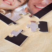 Puzzle 90e anniversaire 90 photo collage femme violet (Côté)