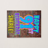 Puzzle 91e anniversaire ~ Amusant, Graffiti urbain inspir (Horizontal)