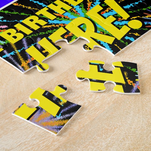 Puzzle 91e anniversaire : Feu d'artifice festif amusant e (Côté)