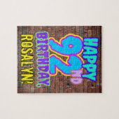 Puzzle 92e anniversaire ~ Amusant, Graffiti urbain inspir (Horizontal)