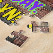 Puzzle 92e anniversaire ~ Amusant, Graffiti urbain inspir (Côté)