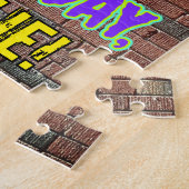 Puzzle 95e anniversaire ~ Amusant, Graffiti urbain inspir (Côté)