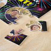 Puzzle 95e anniversaire : Arc en ciel amusant #, Nom pers (Côté)