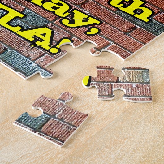 Puzzle 97e anniversaire : Arc en ciel inspiré par les gra (Côté)