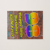 Puzzle 98e anniversaire : Arc en ciel inspiré par les gra (Horizontal)