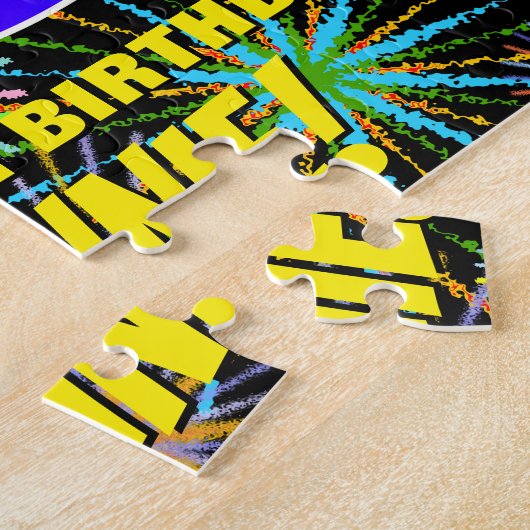 Puzzle 98e anniversaire : Feu d'artifice festif amusant e (Côté)