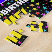 Puzzle 99e anniversaire — Motif de terrain amusant et col (Côté)