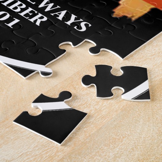 Puzzle 9-11 rappelez-vous - nous n'oublierons jamais (Côté)