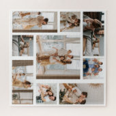 Puzzle 9 Photo Collage Modèle Personnaliser (Horizontal)
