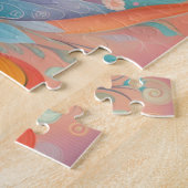 Puzzle 9e anniversaire Whimsy Fleurs d'art colorées Botan (Côté)