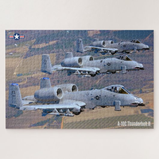 Puzzle A-10C THUNDERBOLT II (20 x 30 POUCES) (Horizontal)