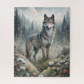Puzzle A Beautiful Forest Wolf (Vertical)