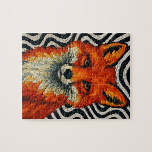 Puzzle A beautiful red fox  (Horizontal)