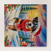 Puzzle A cheerful dog (Horizontal)