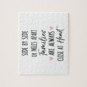 Puzzle À côté ou à Miles Apart Families are Close at Hear (Vertical)